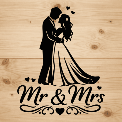 Wedding SVG PNG for Silhouette, xTool and sublimation printing