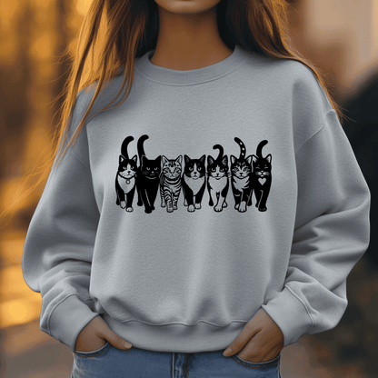 Multiple cats walking SVG PNG for Sublimation T-shirt design