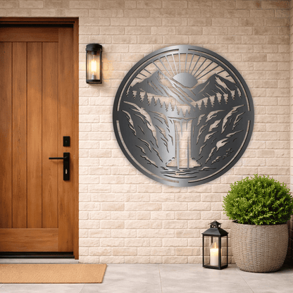 Outdoor wilderness laser cut vector file