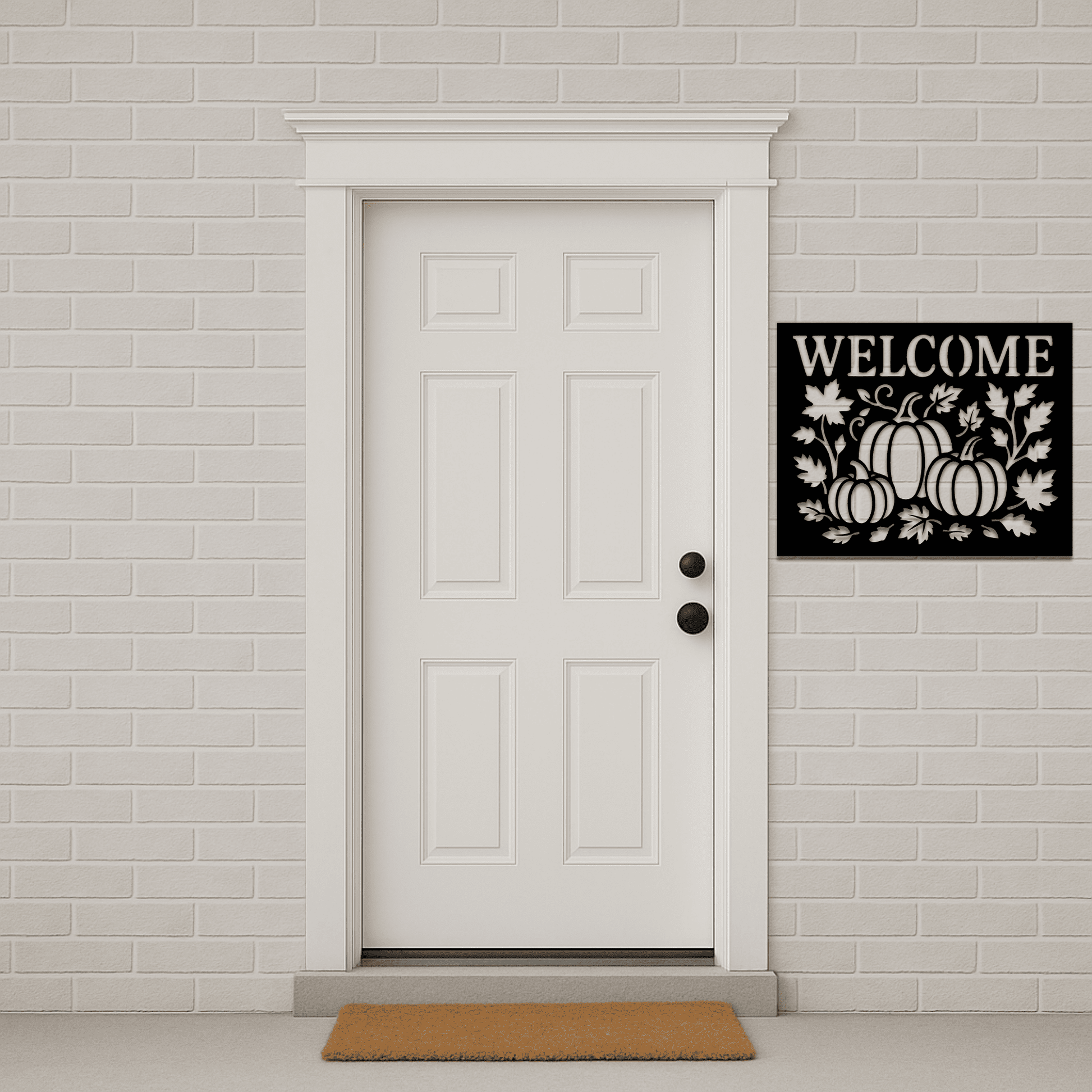 Welcome sign with birds SVG design for Glowforge crafts