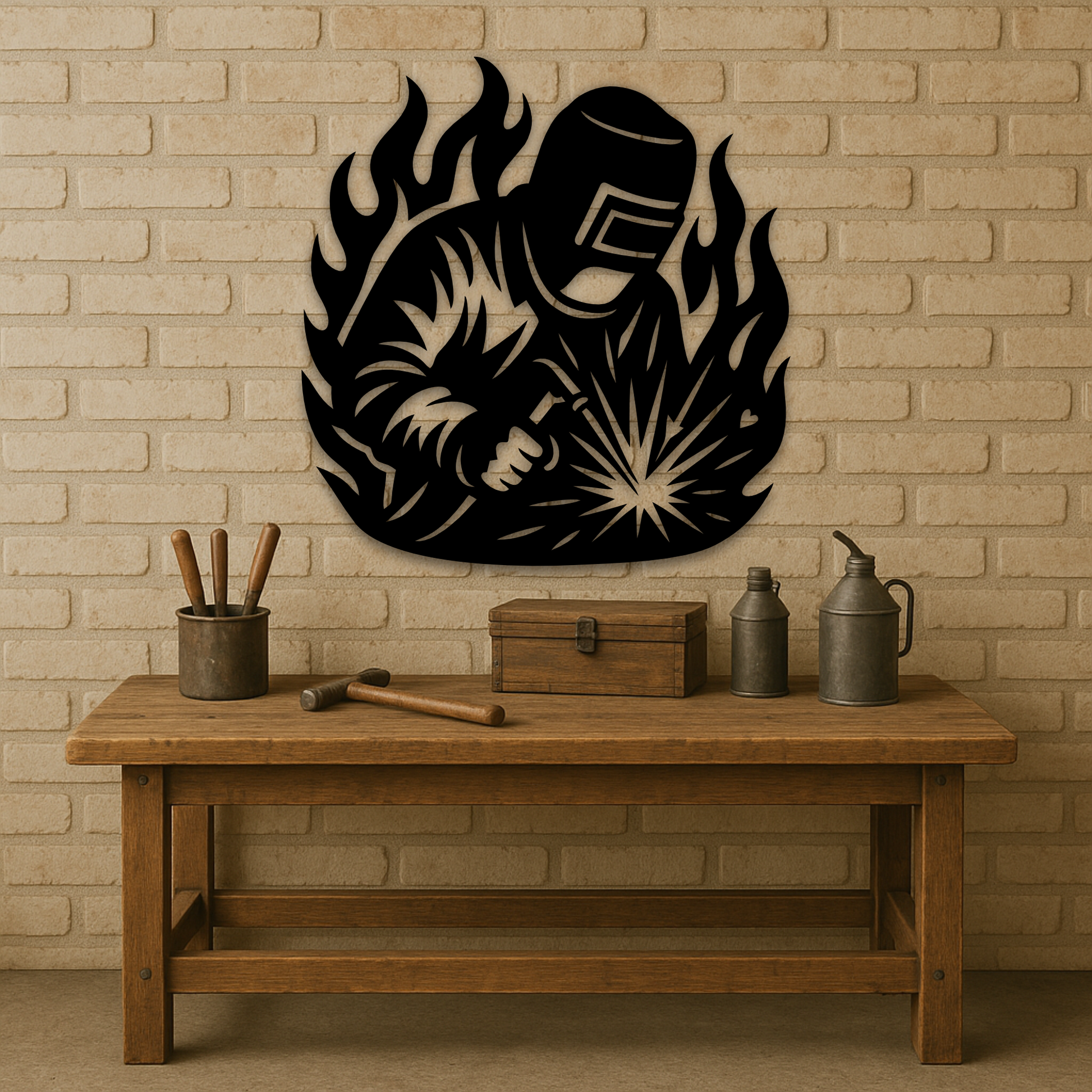 Welding vector SVG DXF for laser cutting projects