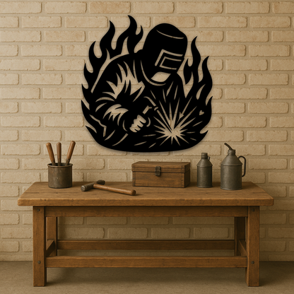 Welding vector SVG DXF for laser cutting projects