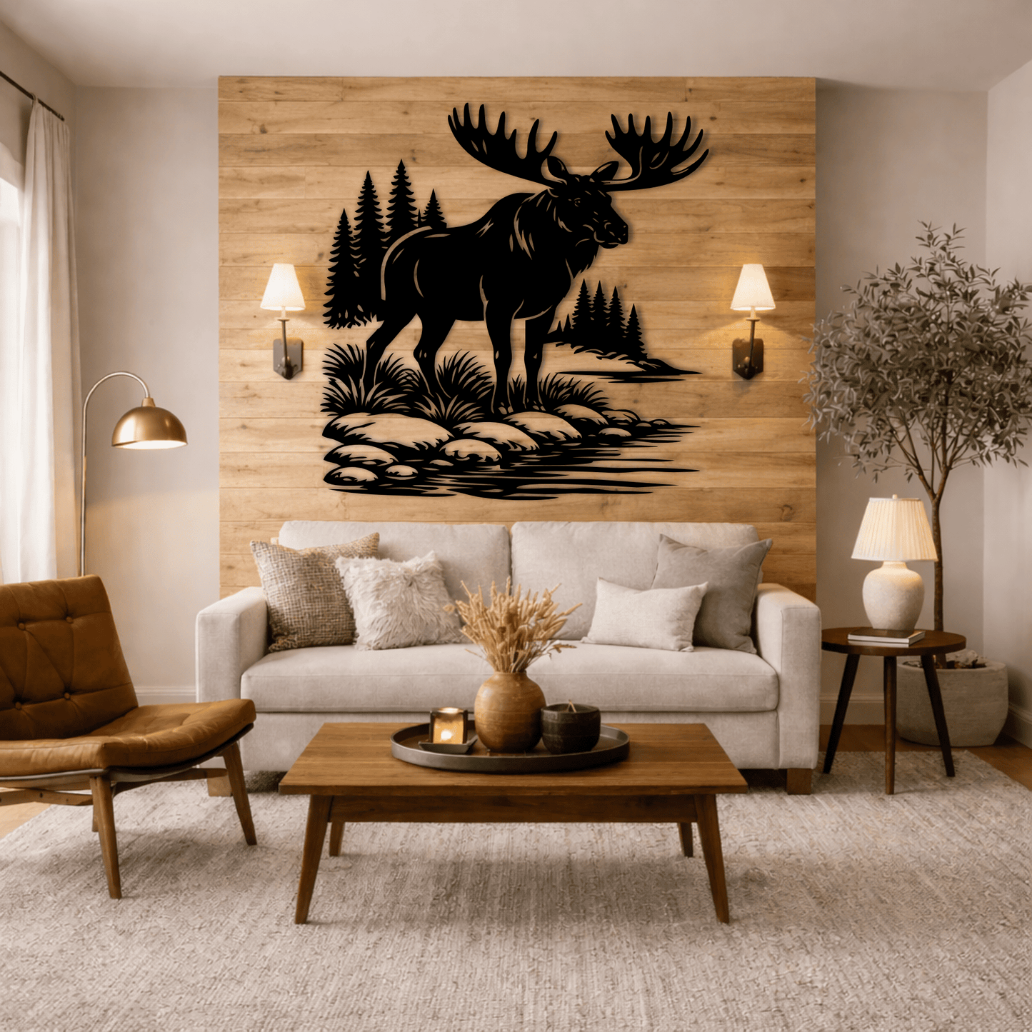 Moose SVG EPS for laser cutting and plasma projects