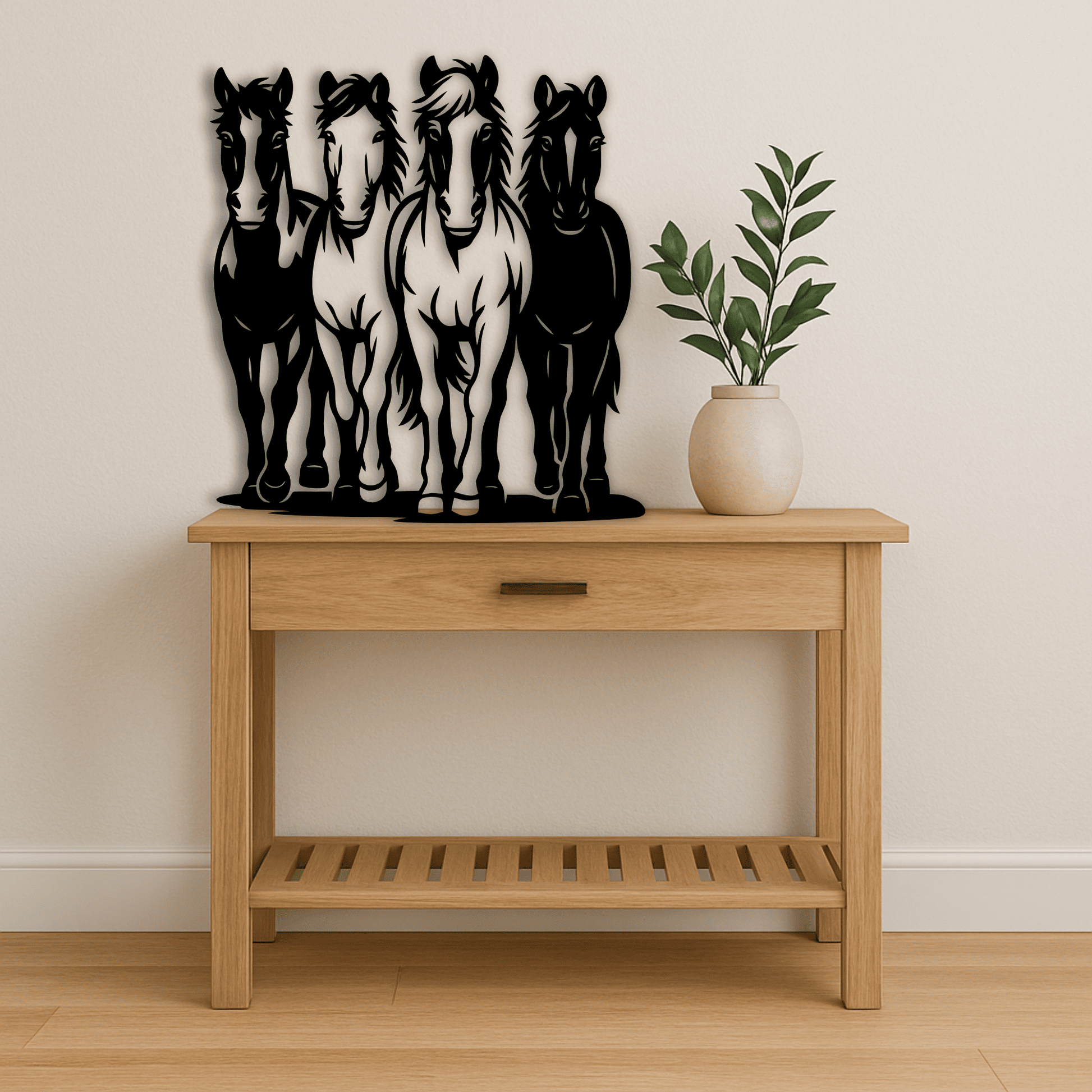 Horse vector SVG DXF for Glowforge and CNC crafts