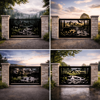 Railing and gate cnc designs