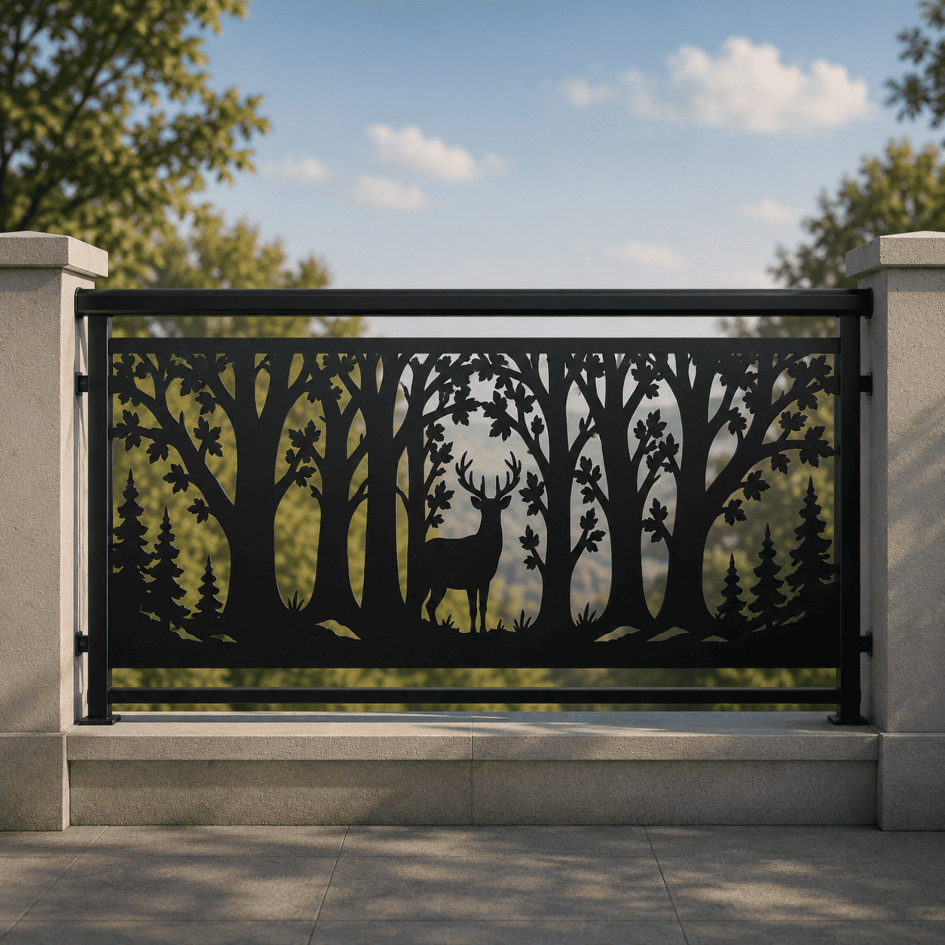 Rustic wildlife panel bundle featuring bears deer moose forests rivers and mountain scenery