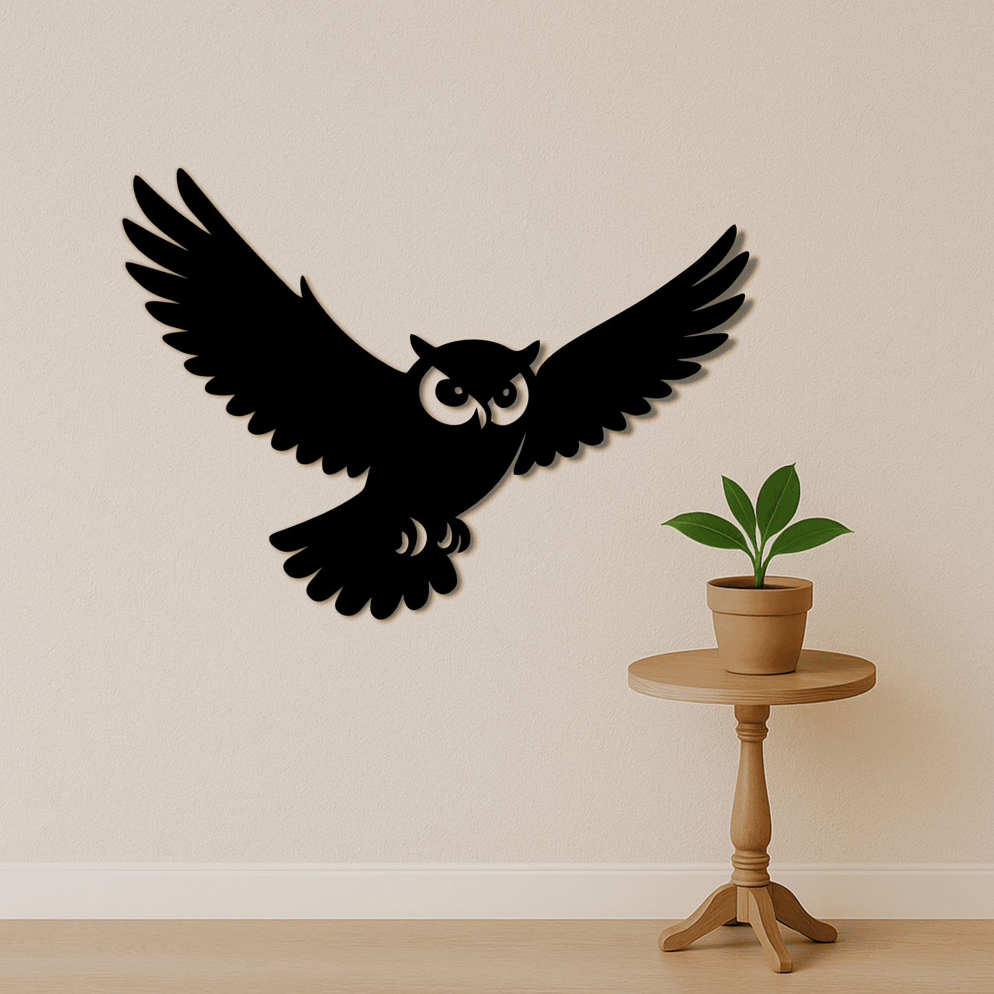 owl wall art svg