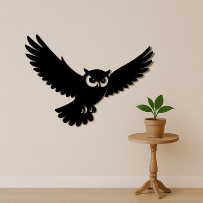 owl wall art svg
