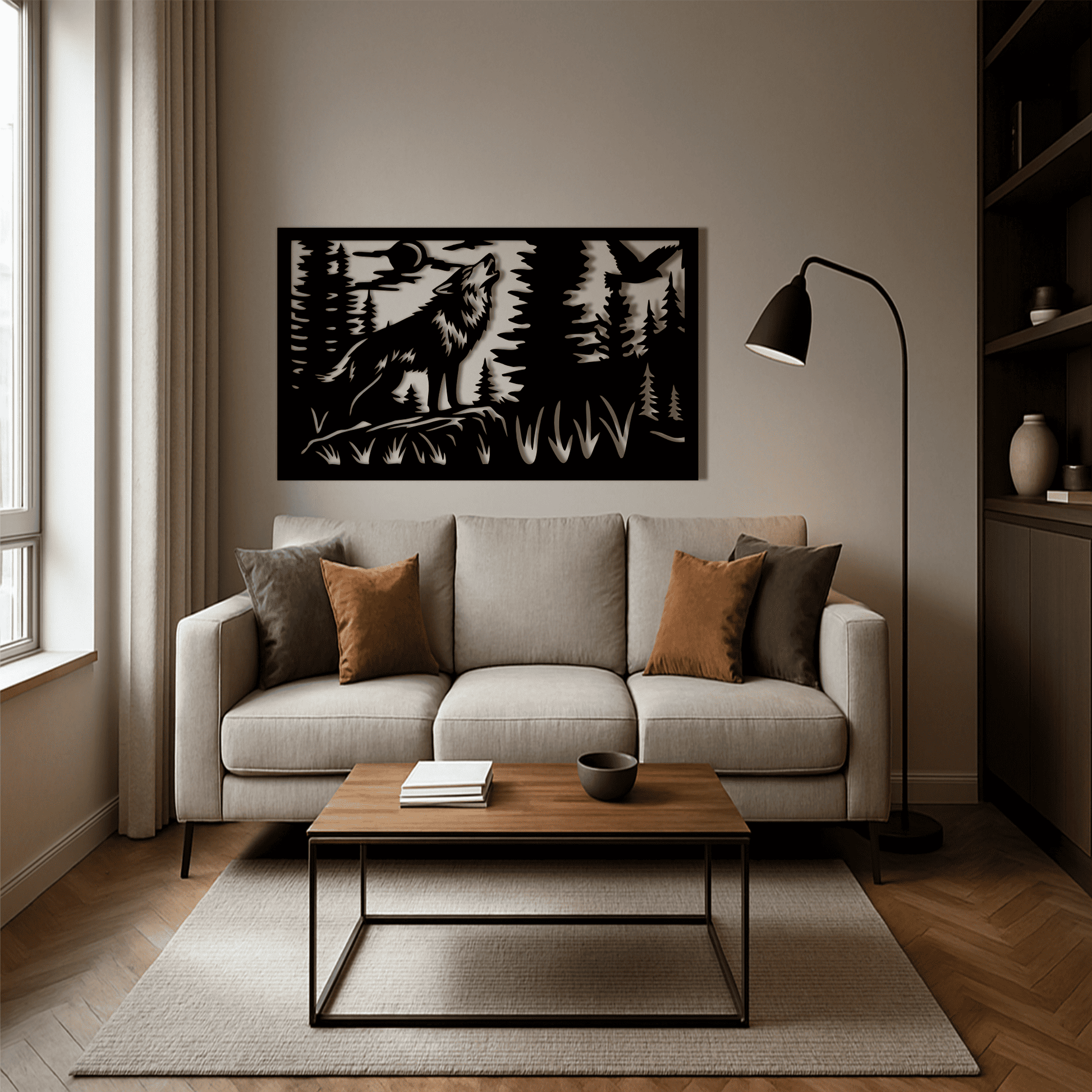 bear forest silhouette svg