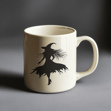 Load image into Gallery viewer, Witch Halloween SVG, DXF for CNC Laser &amp; Plasma, Cricut &amp; Silhouette Cut Files, Sublimation Mug Design, Best free svg sites
