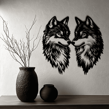 Load image into Gallery viewer, Wolf Silhouette SVG DXF for Laser Cutting &amp; CNC, Cricut Project, Sublimation Design, DIY Wall Art
