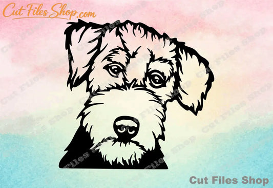 Airedale Terrier svg, cute svg, pet portrait, decal svg files, funny dog svg, Terrier svg, dog lover svg - Cut Files Shop