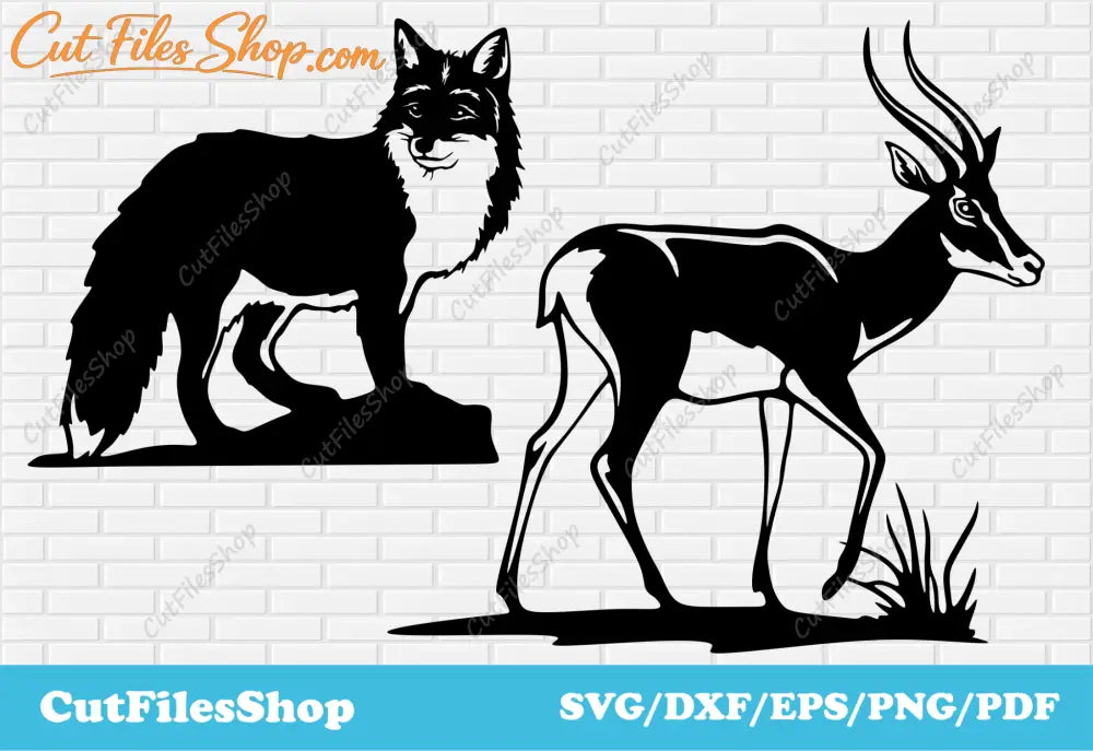 Animals dxf svg cut files for cricut, laser/plasma cutting, vinyl cutting files, svg for shirts - Cut Files Shop