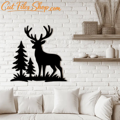 SVG forest animal panel for Cricut and Glowforge
