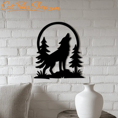 CNC-ready forest animal design in DXF format