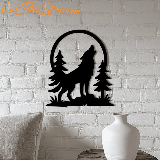 CNC-ready forest animal design in DXF format