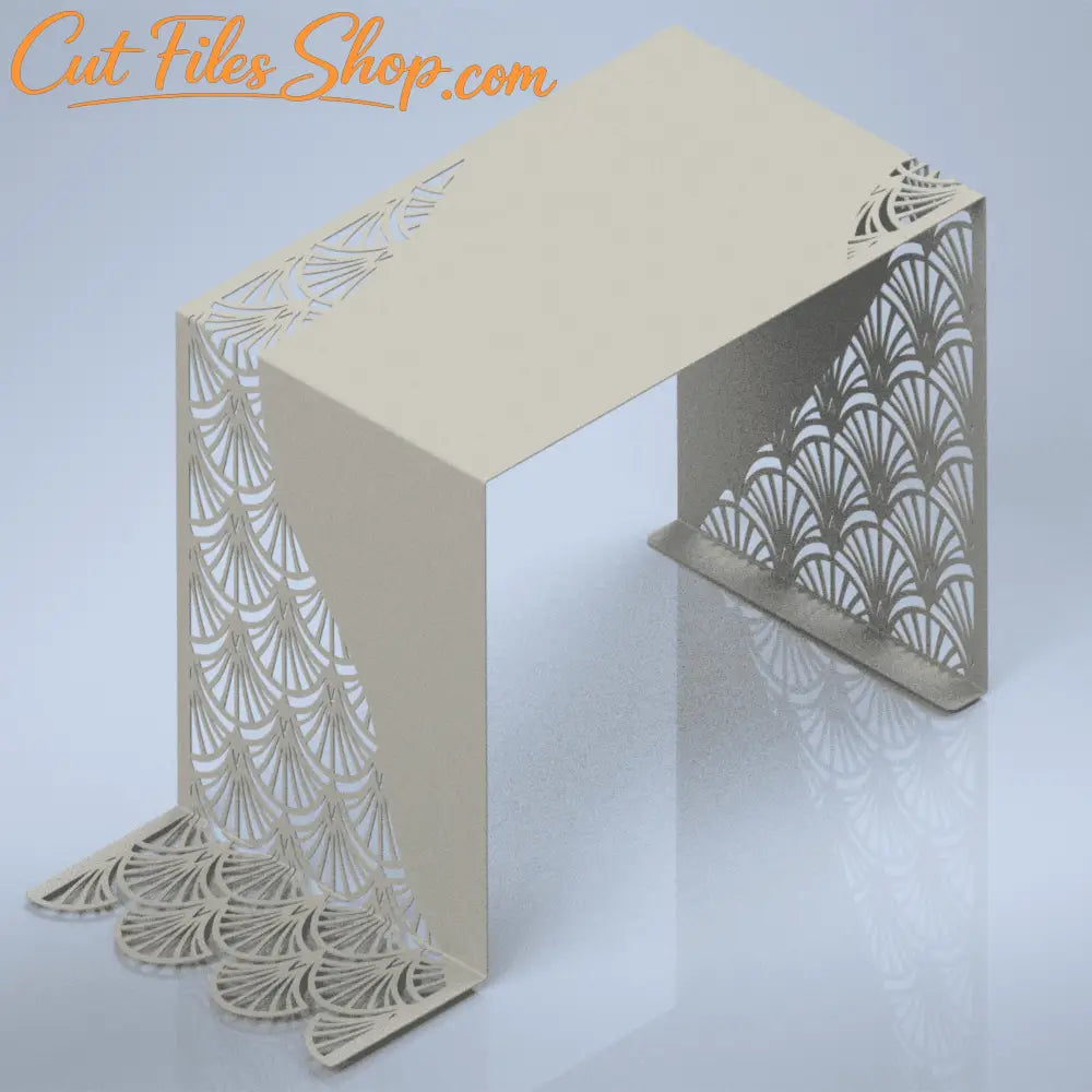 CNC plasma decorative furniture DXF cutting files