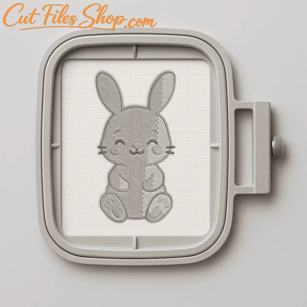 Children’s rabbit embroidery pattern