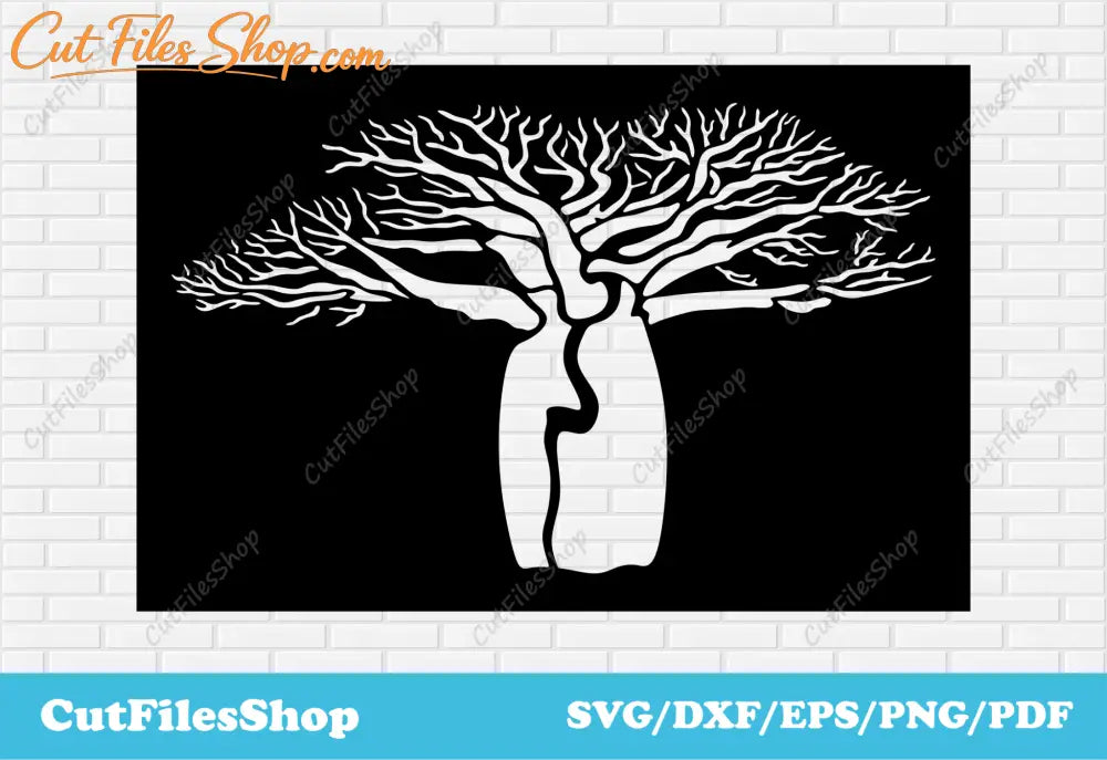 Baobab panel dxf for laser cutting, DXF for Vinyl Cutting, SVG for Cricut, Cutting Machines Files - Cut Files Shop