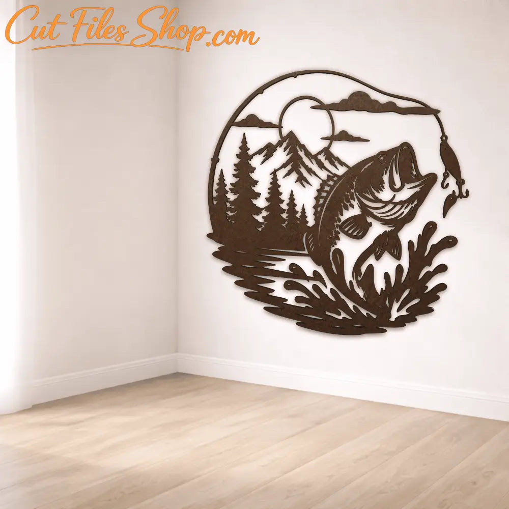 Fishing sign CNC plasma file