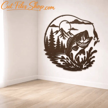 Fishing sign CNC plasma file