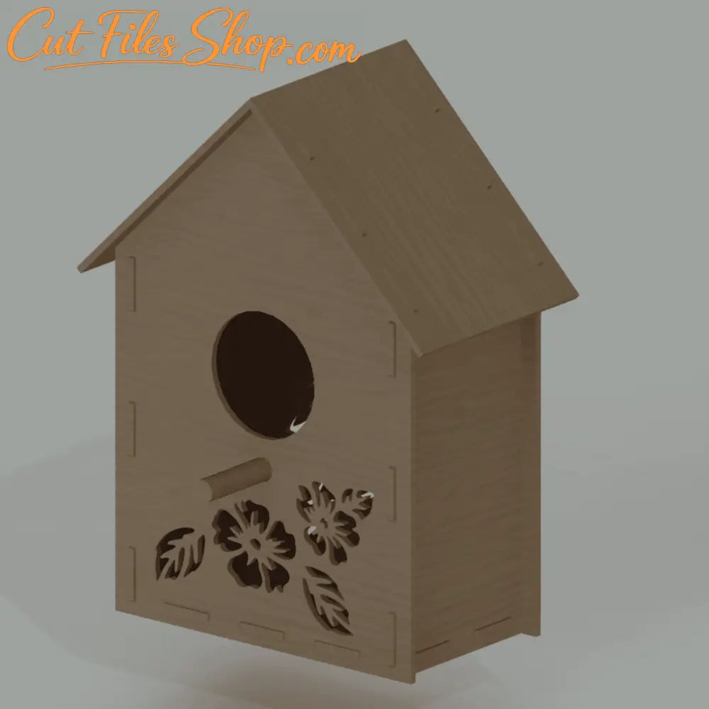 Bird feeder CNC template for 5/32 inch plywood