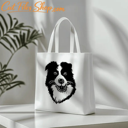 Border Collie DXF and SVG – Perfect for Cricut, CNC, and DTF Art