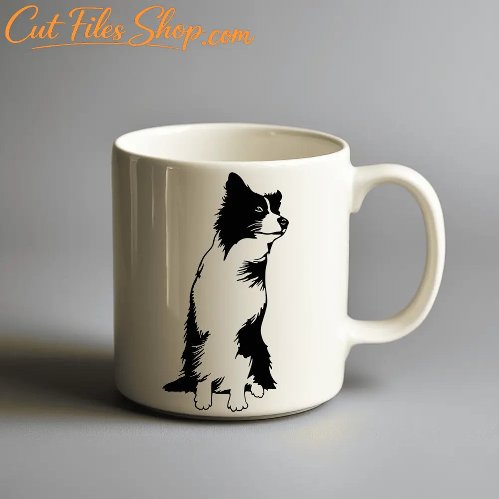 Border Collie SVG Files – Sublimation & DTF Print for DIY Projects