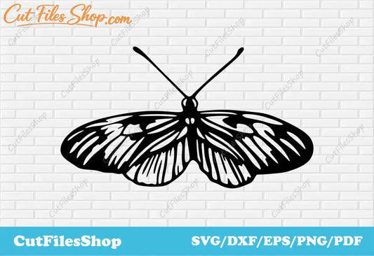 Butterfly svg cut file for cricut, DXF butterfly for laser cutting, t - shirt designs, silhouette cameo files - Cut Files Shop