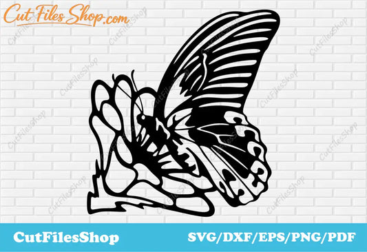 Butterfly svg cut files, vector images for cricut, dxf files for plasma cut, Silhouette cameo files - Cut Files Shop
