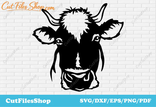 Calf DXF for Plasma cutting, Farm animals for cricut, Printable dxf files, Laser cutting design dxf - Cut Files Shop