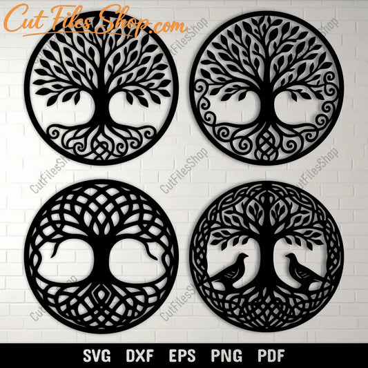 Celtic tree of life cutting file in SVG