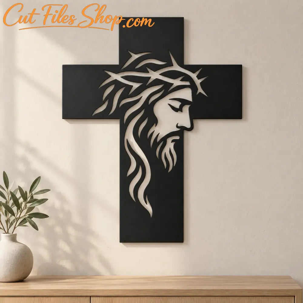 Jesus Christ SVG DXF design for church signs and spiritual gifts