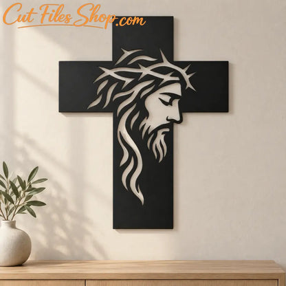 Jesus Christ SVG DXF design for church signs and spiritual gifts