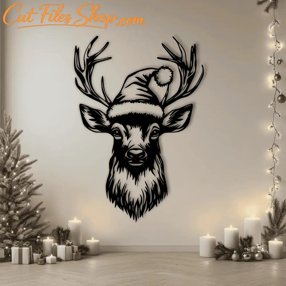 Christmas Deer SVG Bundle | Reindeer, DIY Christmas Decor, Christmas Animal