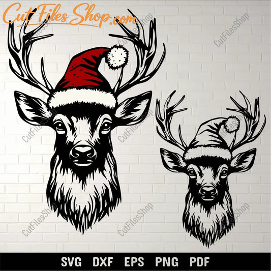 Download your Christmas Deer SVG cut files today and start crafting! Perfect for Cricut, Silhouette, and CNC users.