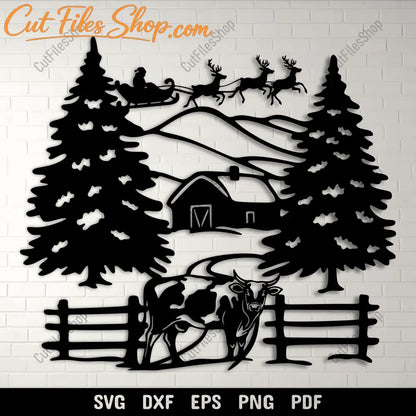 Download your favorite Christmas Farm SVG cut files today and create stunning holiday crafts.