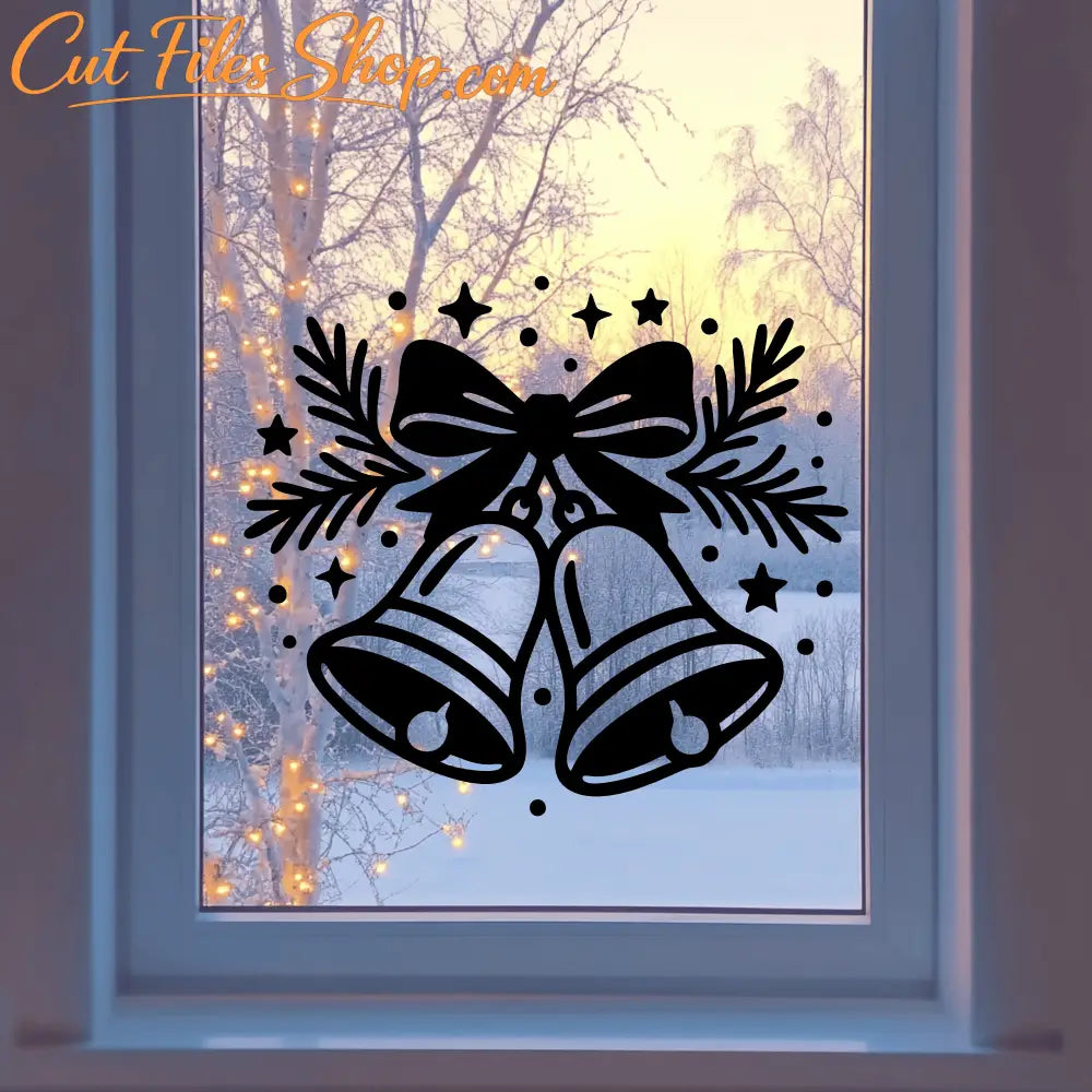 Christmas wreath, trees and stockings clipart for Glowforge
