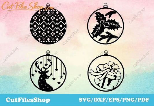 Christmas tree toys svg files, Christmas toys dxf, SVG DXF, Silhouette Cameo files, Christmas toys dxf files, Christmas toys for cricut, Christmas toys svg for maker, gifts svg files, patterns svg