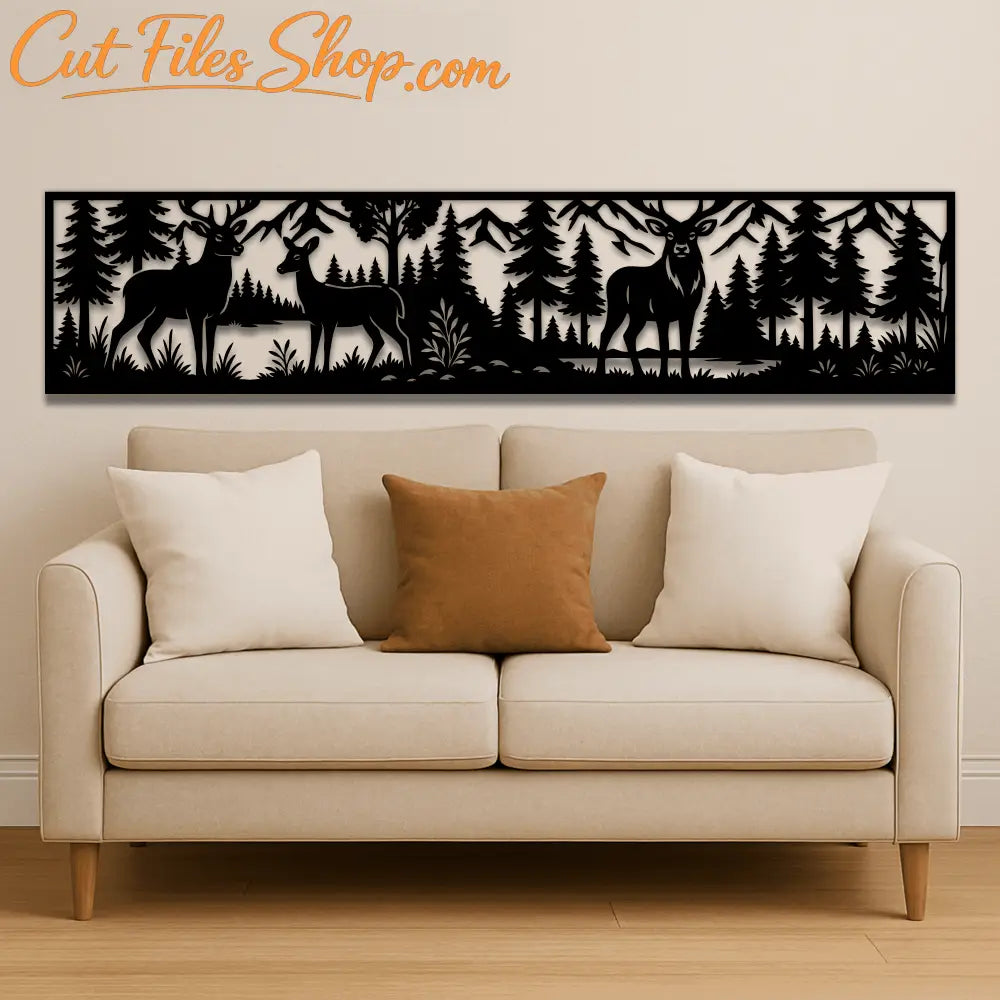 Woodland animal scene SVG bundle for CNC plasma and laser machines