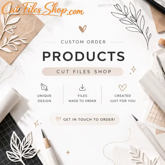 Custom Dxf Svg Laser files
