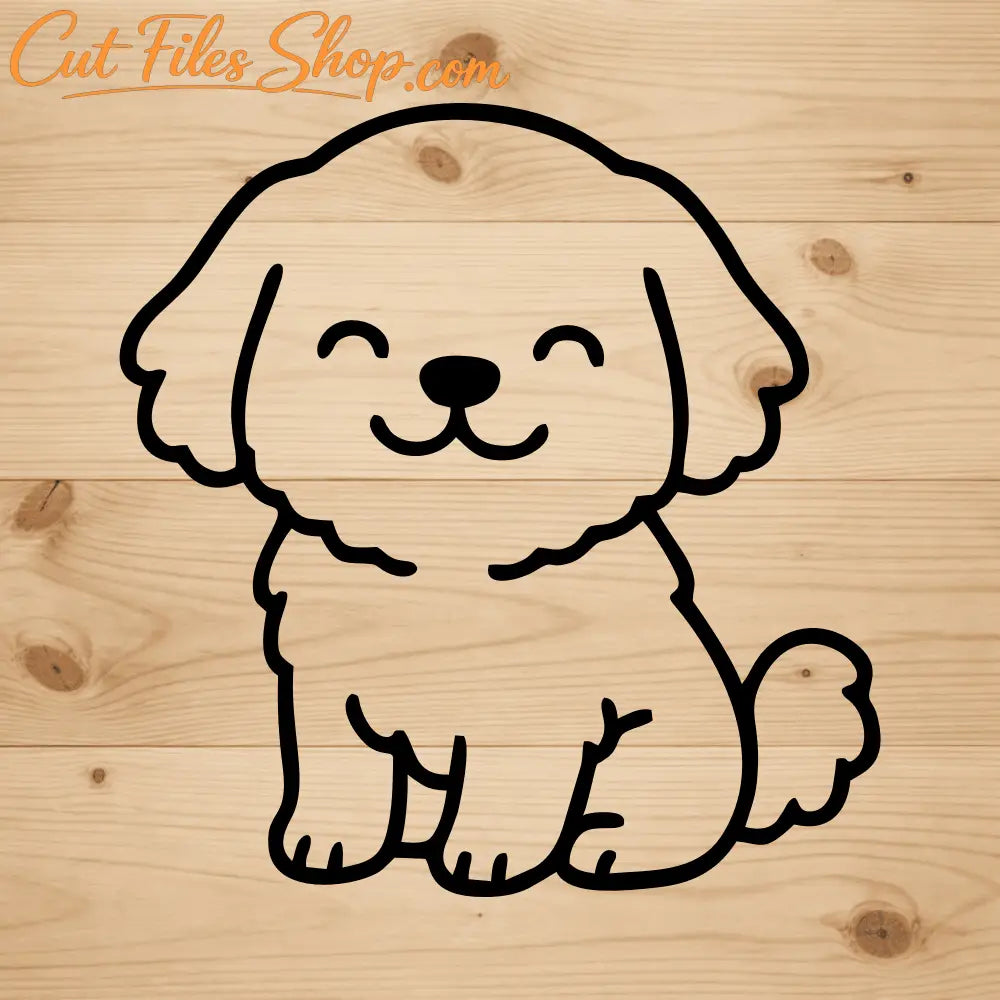 kawaii dog svg png for stickers