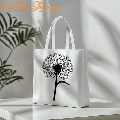 Dandelion SVG for Cricut Projects, Engraving File for CNC & Laser, Sublimation Sweatshirt Art
