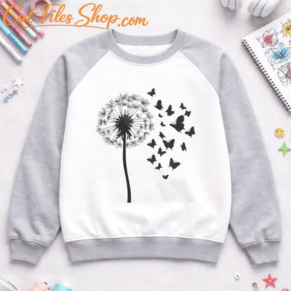 Dandelion embroidery design 