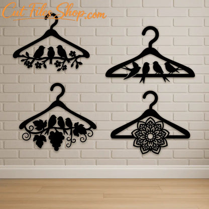 Clothes hanger DXF cutting files for Cricut and CNC plasma