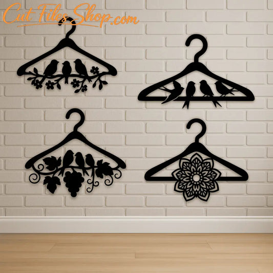 Clothes hanger DXF cutting files for Cricut and CNC plasma