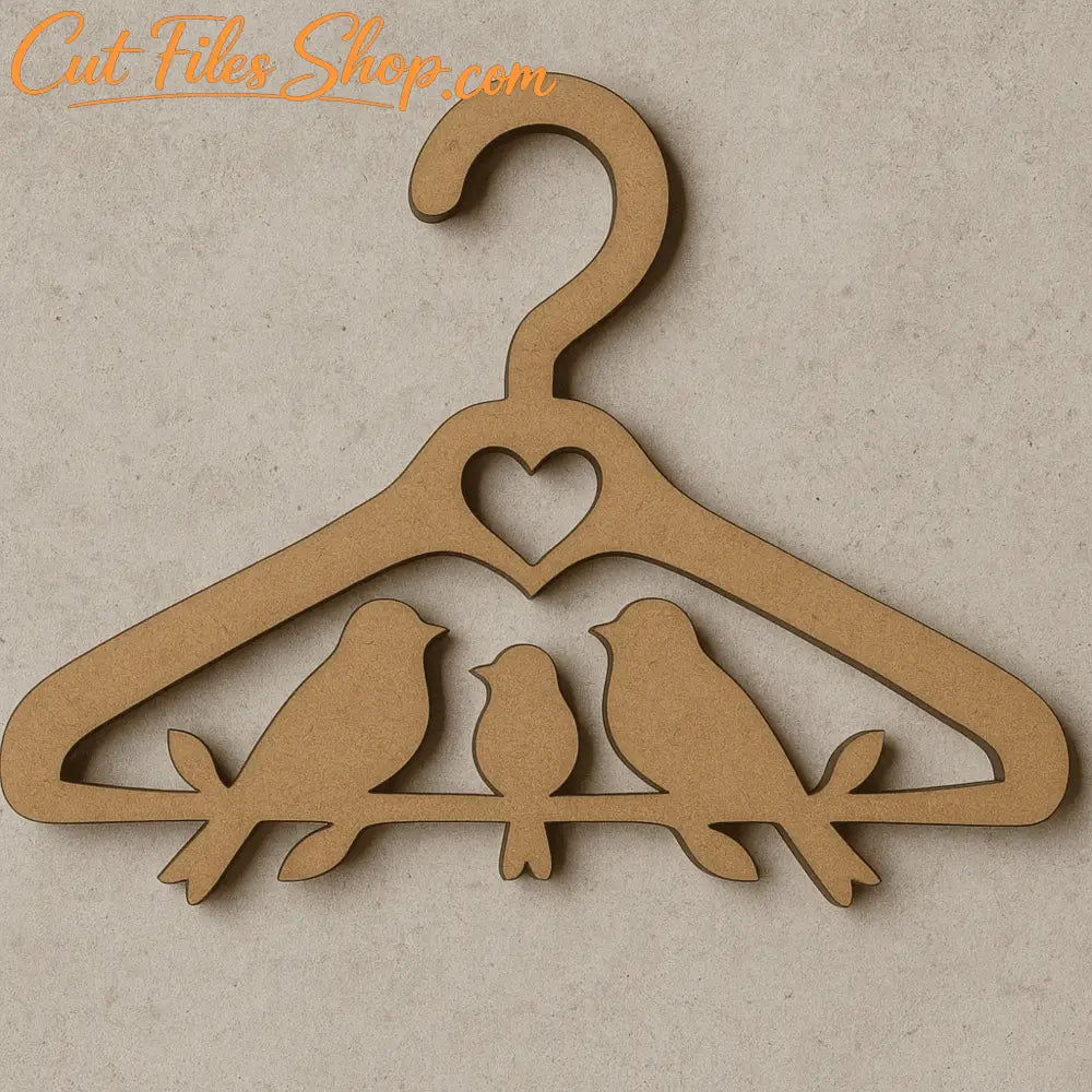 Bird hanger silhouettes SVG for farmhouse wall art