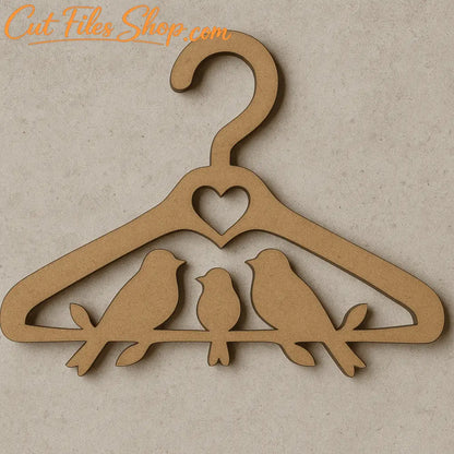 Bird hanger silhouettes SVG for farmhouse wall art