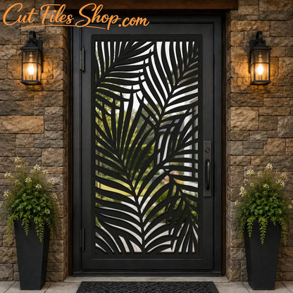 Laser cut decorative panel designs featuring geometric and organic artistic patterns