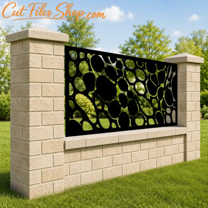 Decorative railing panel SVG files for balcony railings, staircases and custom metalwork